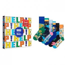 Happysocks6stuksTheBeatlesVinylGiftBoxActie