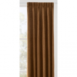 LeenBakker-GordijnstofBruceLichtdoorlatend-Polyester-Bruin-B142Cm