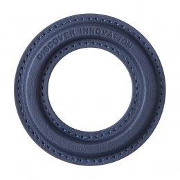 Nillkin-MagnetischeRing-SnapholdMagneticsticker-VeganLeer-GeschiktvooriPhone12iPhone13serie-DonkerBlauw