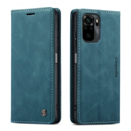 CaseMe-HoesjegeschiktvoorXiaomiK40-WalletBookCase-Magneetsluiting-Blauw
