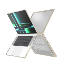 Case2go-Laptoptas-HoesvoorMacbookPro14Inch2021amp2023-Laptophoes-360Bescherming-LaptopSleeve-LaptopTas-Hardcover-Beige