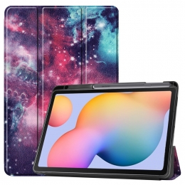 SamsungGalaxyTabS6Litehoes-Tri-FoldBookCasemetStylusPenhouder-Galaxy