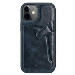Nillkin-iPhone12MiniHoesje-AogeLeatherCaseSerie-BookCase-Blauw
