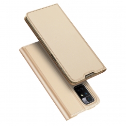 DuxDucis-TelefoonHoesjegeschiktvoorXiaomiRedmi105GHoes-SkinProBookCase-Goud