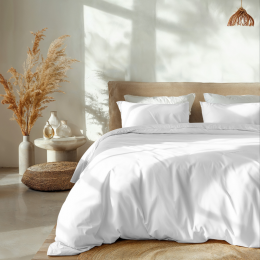 Sale-38DekbedovertrekPercaleKatoenUni-Wit-Tweepersoons200x200Cm-WitPercaleKatoenKatoen-Effen-Dreamhouse-Dekbed-Discounternl