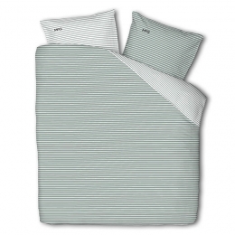 Sale-50DekbedovertrekMcGregor-Katoen-Flanel-EarthyGreens-Tweepersoons200x200Cm-GroenWitFlanelKatoen-StrepenHotelLuxe-McGregor-Dekbed-Discounternl