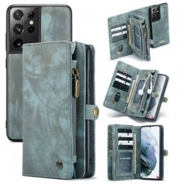 CaseMe-SamsungGalaxyS21UltraHoesje-2in1BackCover-Blauw