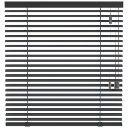 25korting-LeenBakker-FenstrJaloezie50mmExtraMat-Donker20521-Aluminium-Grijs-120x10x10Cm