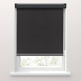 LeenBakker-RolgordijnLatinaVerduisterend-15057-Polyester-Zwart-120x10x10Cm