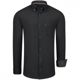 OverhemdCappuccinoItaliaRegularFitOverhemdBlack