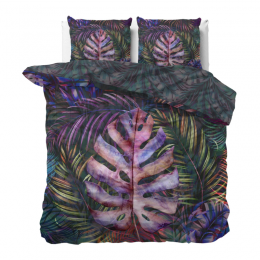 Sale-33DekbedovertrekKatoen-Satijn-Zelda-Tweepersoons200x200Cm-MeerkleurigPaarsKatoen-satijn-Natuur-Manilla-Dekbed-Discounternl