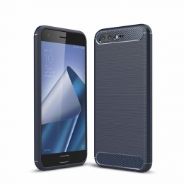 AsusZenFone4ProZS551KL-GeborsteldeTPUCover-Blauw