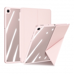 DuxDucis-HoesgeschiktvoorSamsungGalaxyTabS10Plus2024-Magneetsluiting-AutoSleepWakefunctie-MetPencilhouder-Roze