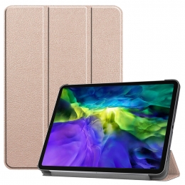 TablethoesvoorAppleiPadPro11inch2022tri-foldcover-CasemetAutoWakeSleepfunctie-Goud