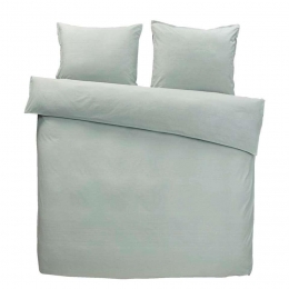 25korting-LeenBakker-DekbedovertrekDeanEffen-Licht-200x200Cm-PolyesterKatoen-Groen