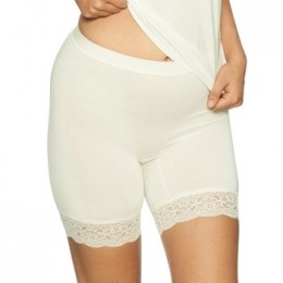 LadyAvenueBambooShortLeggingsWithLaceActie