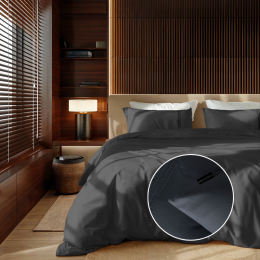 DekbedovertrekEgyptischKatoen-Uni-DonkerGrijs-Lits-Jumeaux240x240Cm-GrijsEgyptischKatoenKatoen-HotelLuxe-Presence-Dekbed-Discounternl