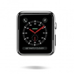 DuxDucis-HoesjeGeschiktvoorAppleWatchSeries123-42MM-StijlvolleBeschermendeCover-ZwartTransparant2-Pack