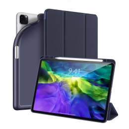 AppleiPadPro2021129InchHoes-DuxDucisOsomTri-FoldBookCaseSeries-Blauw