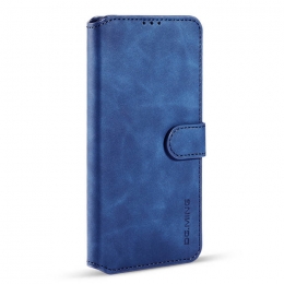 CaseMe-iPhone11ProMaxHoesje-MetMagnetischeSluiting-MingSerie-LerenBookCase-Blauw