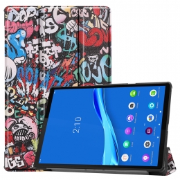 LenovoTabM10Plushoes-Tri-FoldBookCaseTB-X606-Graffiti