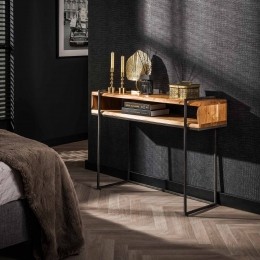 LifestyleFurnSidetableTreneciaAcaciahoutenmetaal110cm-Massiefacacianaturel