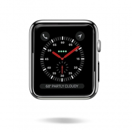 DuxDucis-HoesjeGeschiktvoorAppleWatchSeries123-42MM-StijlvolleBeschermendeCover-ZwartTransparant2-Pack