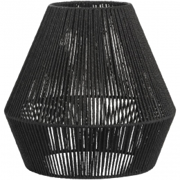 40korting-LeenBakker-LampenkapWillow-Metaal-375x40Cm-Papier-Zwart-H375Cm