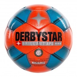 DerbystarBrillantSneeuwVoetbalMaat5OranjeBlauwZwart