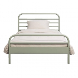 LeenBakker-BedJada-90x200Cm-Metaal-Groen