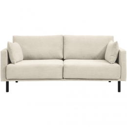 20korting-LeenBakker-BankSiem25-zits-RibFjord-Stof-Beige-94x193x83Cm