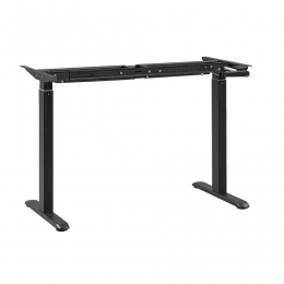 LeenBakker-FrameZitstaBureauHomeworxHandmatigVerstelbaar-Metaal-Zwart-59x110x1155Cm