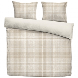 LeenBakker-DekbedovertrekPhilip-Zandtaupe-200x200220Cm-Polyester-TaupeBeige