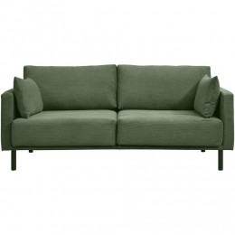 25korting-LeenBakker-BankSiem25-zits-RibFjord-Stof-Groen-94x193x83Cm