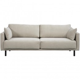 25korting-LeenBakker-BankSiem3-zits-RibFjord-Stof-Beige-94x208x83Cm