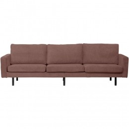 25korting-LeenBakker-BankCollin4-zits-Terra-Stof-Rood-90x280x81Cm