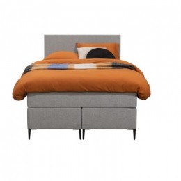 BoxspringLivegaal-lichtgrijs-120x200cm-slankepoot-LeenBakker