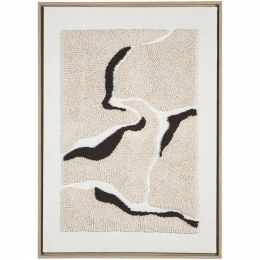 15korting-LeenBakker-SchilderijNoBeige-70x50Cm-MDF-CrmeWitBeige-3x50x70Cm