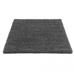 LeenBakker-VloerkleedLuxus-Antraciet-160x230Cm-Polypropyleen-Grijs