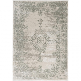 LeenBakker-VloerkleedUrali-Crmegroen-160x230Cm-Polypropyleen-GroenCrme