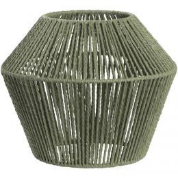 40korting-LeenBakker-LampenkapWillow-Metaal-27x33Cm-Papier-Groen