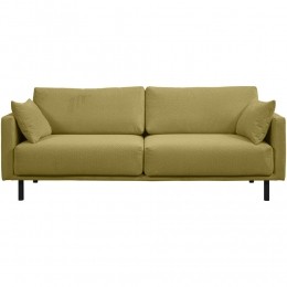 25korting-LeenBakker-BankSiem3-zits-Egon-Stof-Groen-94x208x83Cm