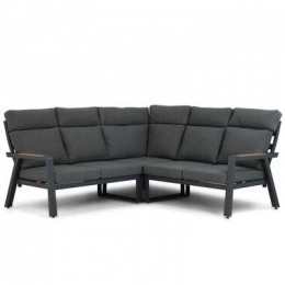 Hoekloungeset5personenAluminiumteakGrijsLifestyleGardenFurniture