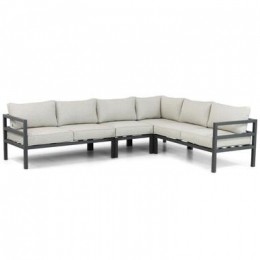Hoekloungeset6personenAluminiumGrijsLifestyleGardenFurnitureRodenzo