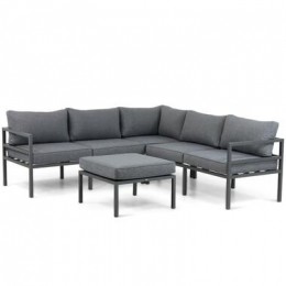 Hoekloungeset5personenAluminiumGrijsLifestyleGardenFurnitureAltino