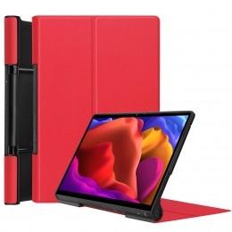 TabletHoesgeschiktvoorLenovoYogaTab132021-Tri-FoldBookCase-Rood
