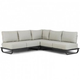 Hoekloungeset5personenAluminiumGrijsLifestyleGardenFurnitureVenice