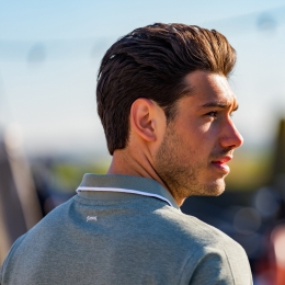 HerenPoloStein-LichtgroenMelange