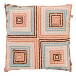 DutchDecorsierkussenSarita-petrol-45x45cm