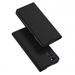 TelefoonhoesjegeschiktvoorMotorolaMotoG22-DuxDucisSkinProBookcase-Zwart